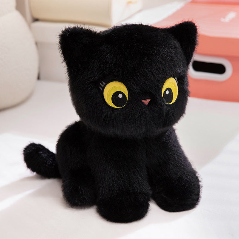 ELAINREN Sleepy Kitten Stuffed Cat Toy Gifts