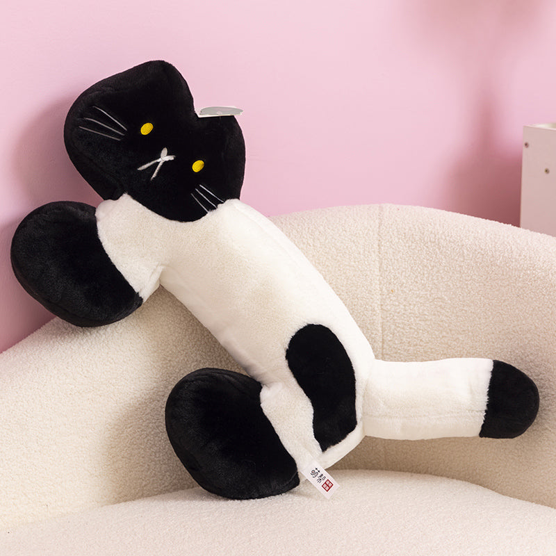 ELAINREN Super Soft Cat Shape Plush Pillow Decor Gifts/50cm