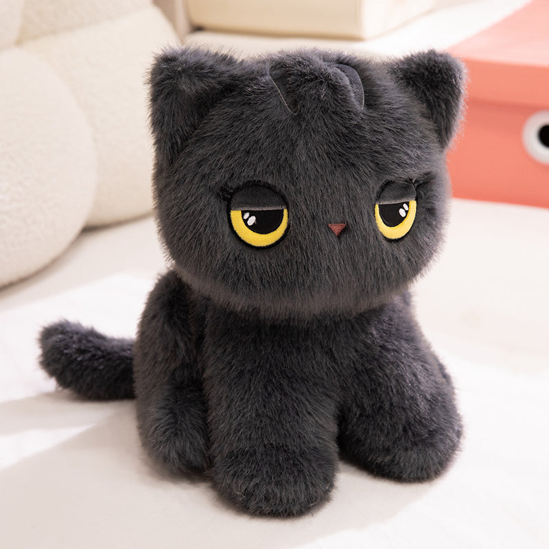 ELAINREN Sleepy Kitten Stuffed Cat Toy Gifts