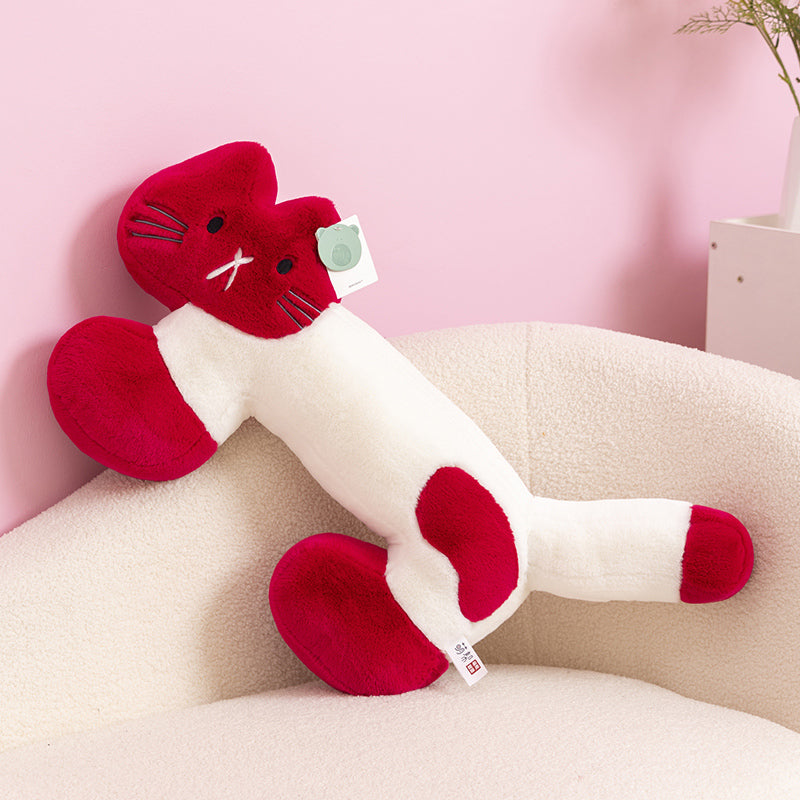 ELAINREN Super Soft Cat Shape Plush Pillow Decor Gifts/50cm