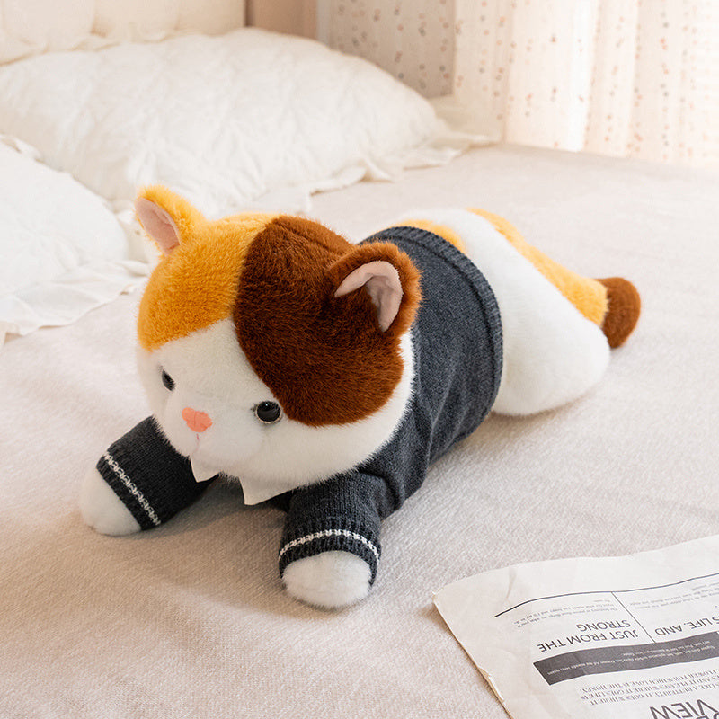 ELAINREN Realistic Cat Kitten Stuffed Animals Toy Gifts/40cm