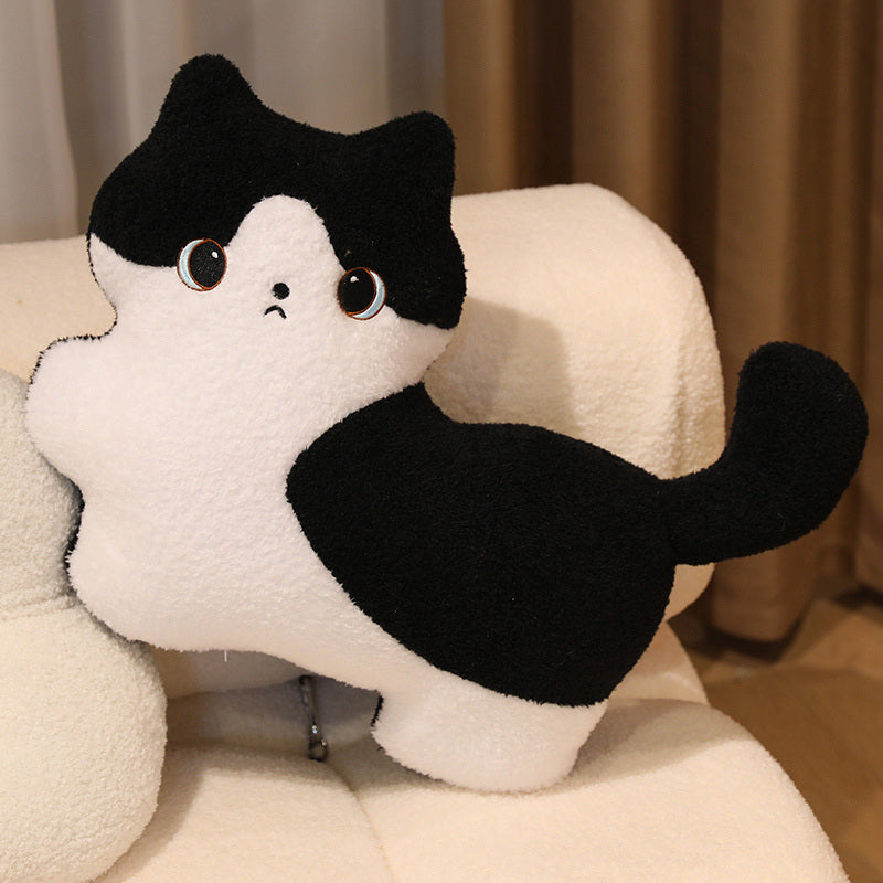 ELAINREN Super Soft Tabby Cat Plush Toy Pillow Decor Gifts