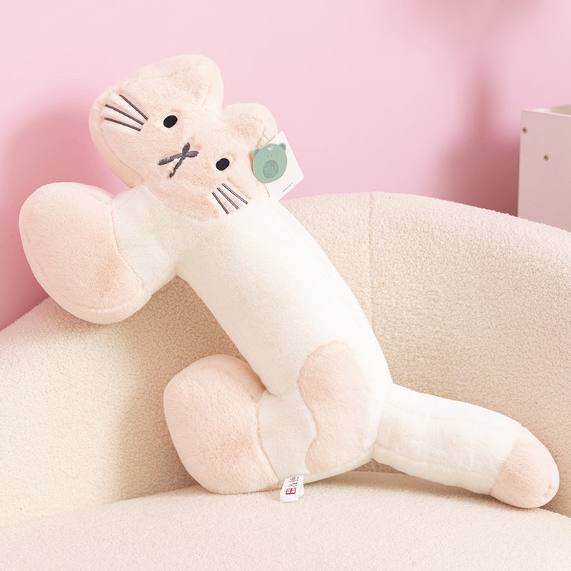 ELAINREN Super Soft Cat Shape Plush Pillow Decor Gifts/50cm