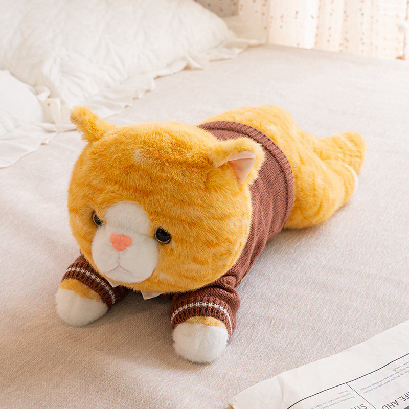 ELAINREN Realistic Cat Kitten Stuffed Animals Toy Gifts/40cm