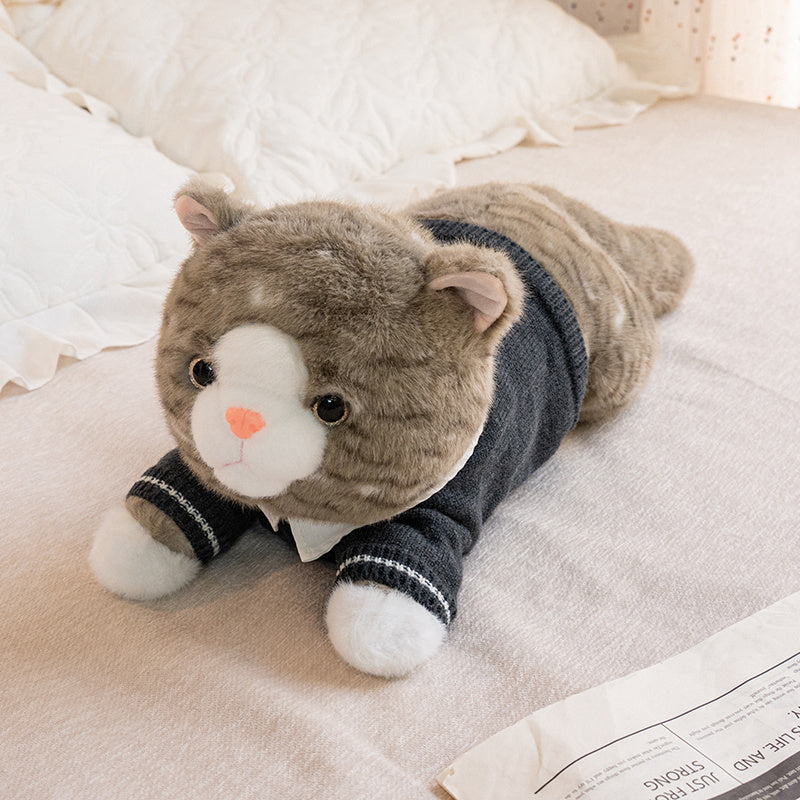 ELAINREN Realistic Cat Kitten Stuffed Animals Toy Gifts/40cm