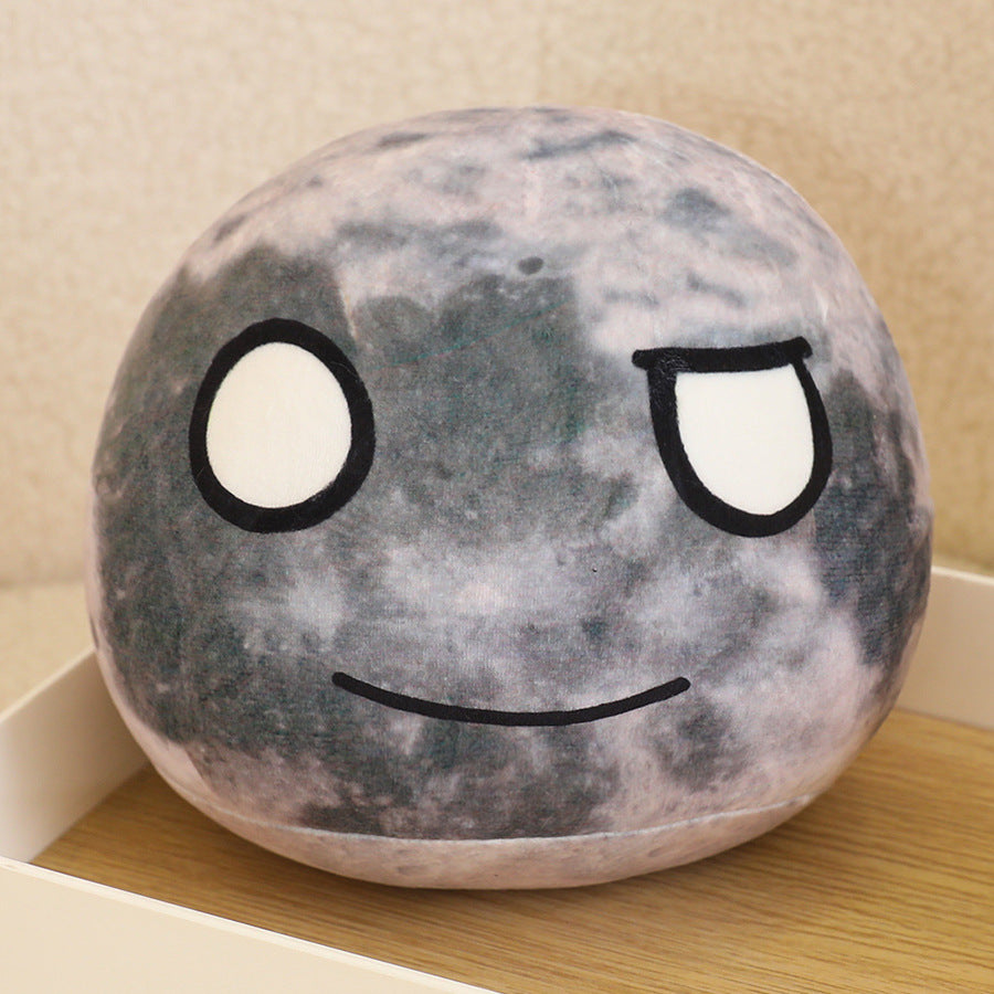 ELAINREN Kawaii Planet Plush Toy Realistic Space Planet Stuffed Pillow Soft Solar System Planet Plushie Doll/Earth/Saturn/Jupiter/Venus/Sun/Mars/Moon/Mercury/Neptune