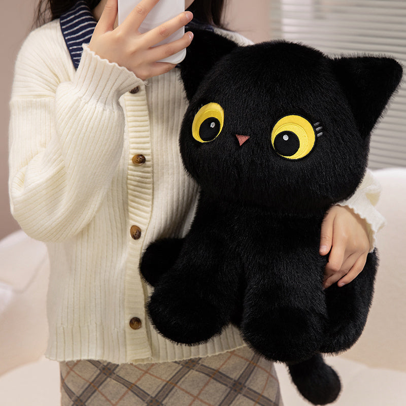 ELAINREN Sleepy Kitten Stuffed Cat Toy Gifts