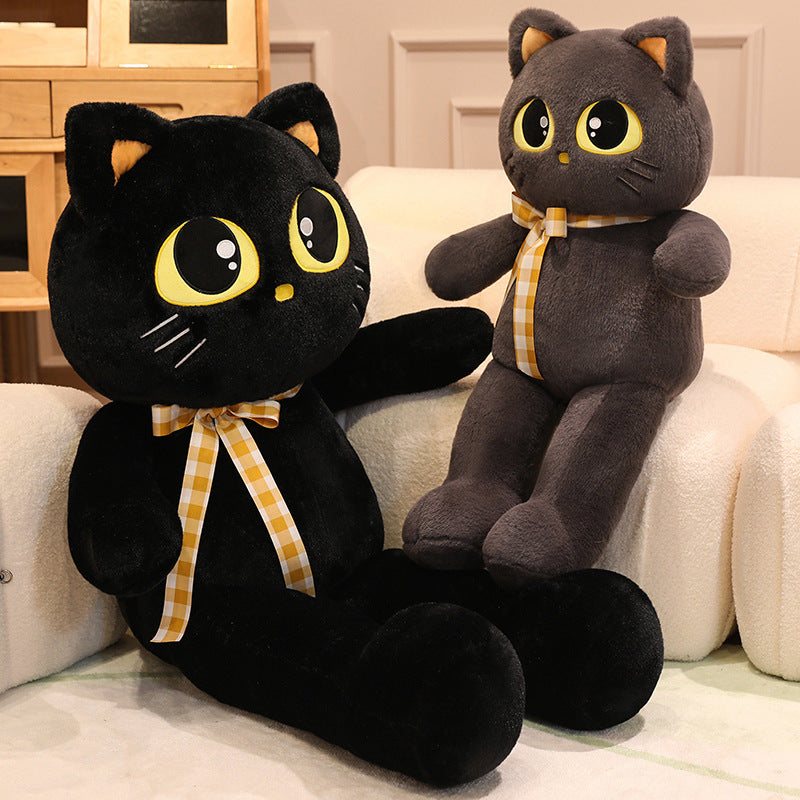 ELAINREN Big Eyes Cat Plush Kitten Stuffed Kitty Toy Gifts