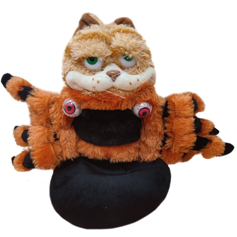 ELAINREN Stuffed Carfield Cat Wear Spider Costume/11.8''