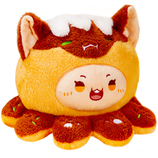 ELAINREN Short Legs Octopus Plush Marine Octopus Toy Chubby Octopus Stuffed Dolls/9.8''