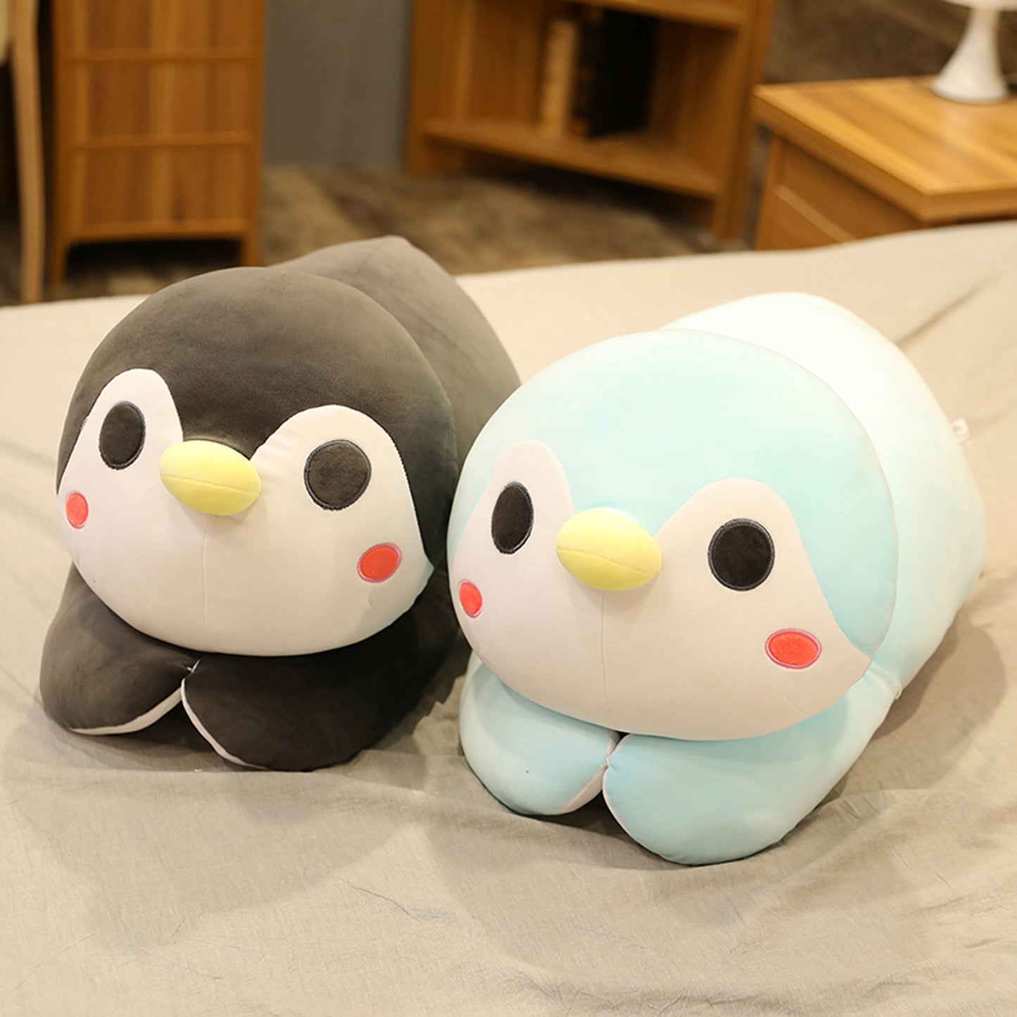 ELAINREN Super Soft Penguin Stuffed Animal Giant Penguin Plush Decor Pillow-23.6Inch
