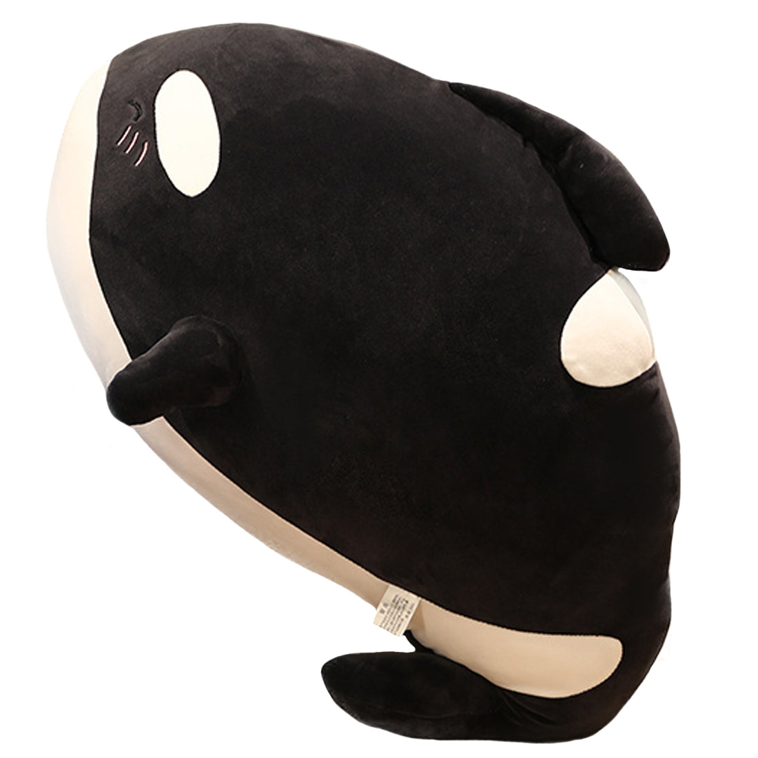 ELAINREN Giant Orca Black Fish Plush Whale Big Killer Whale Soft Hugging Pillow -23.6Inch