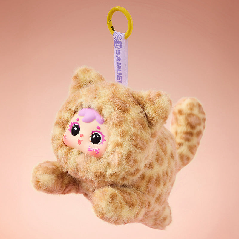 ELAINREN Plush Doll Blind Box,Stuffed Cat Kitten Series Blind Boxes Stuffed Keychain/9cm