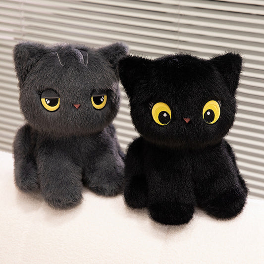 ELAINREN Sleepy Kitten Stuffed Cat Toy Gifts