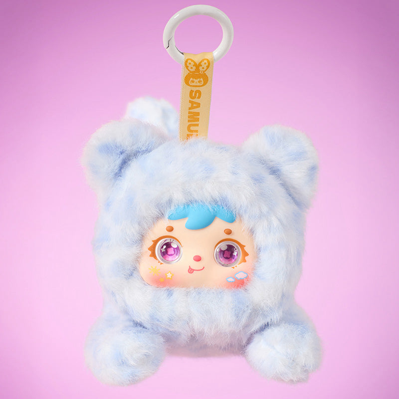 ELAINREN Plush Doll Blind Box,Stuffed Cat Kitten Series Blind Boxes Stuffed Keychain/9cm