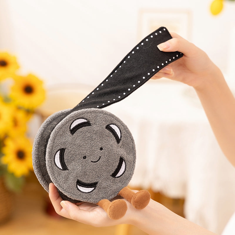 ELAINREN 5Pcs Cinema Pretend Plush Set(3D Glasses/Popcorn/Clapperboard/Soda/Film reel)