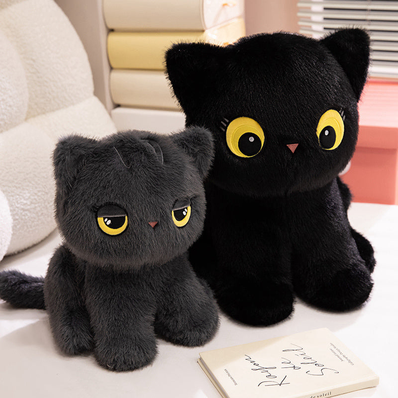 ELAINREN Sleepy Kitten Stuffed Cat Toy Gifts