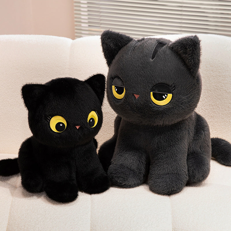 ELAINREN Sleepy Kitten Stuffed Cat Toy Gifts