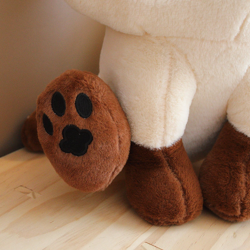 ELAINREN Cute Siamese Cat Stuffed Animal Toy Cartoon Siamese Kitten Plush Gifts/35cm