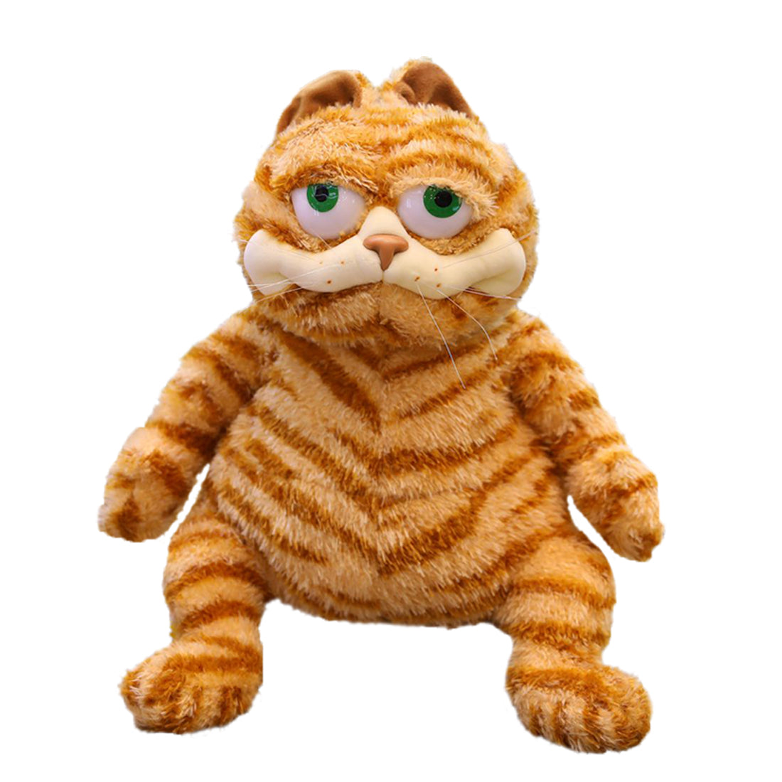 ELAINREN Halloween Garfield Plush Toy Fat Orange Cat Plush Fat Kitten Stuffed Animals Dolls-30cm