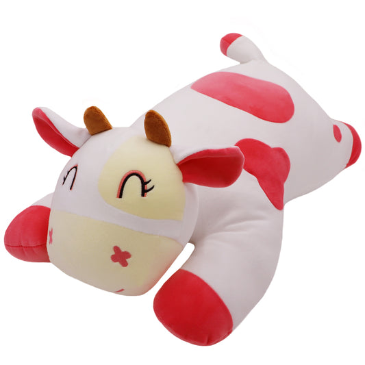 FARENFA Soft Hugging Cow Plush Floor pillows/23.6Inch