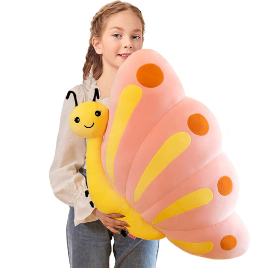 ELAINREN Lifelike Butterfly Plush Large Insect Animals Body Pillow/19.6inch
