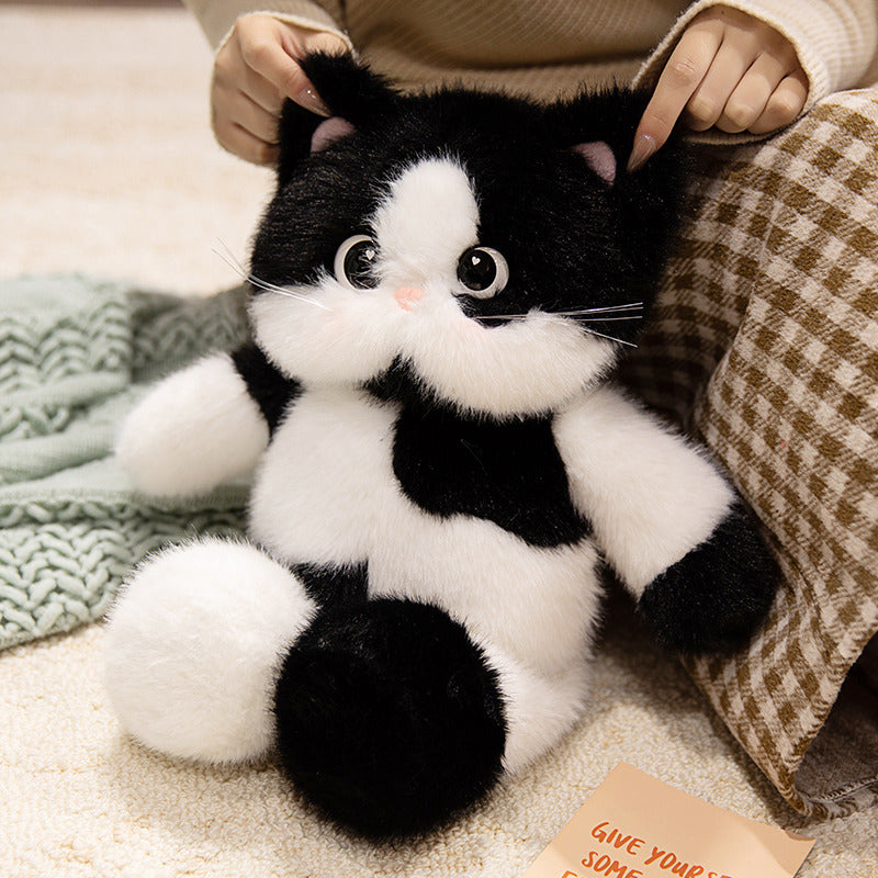 ELAINREN Cartoon Cat Kitten Stuffed Calio Kitty Plush Toy Gifts/45cm