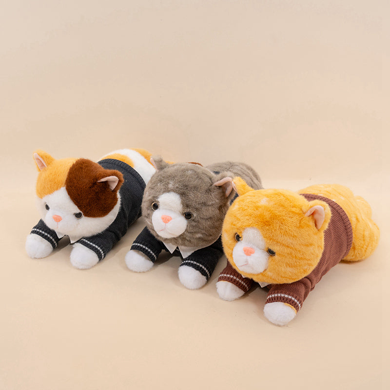 ELAINREN Realistic Cat Kitten Stuffed Animals Toy Gifts/40cm