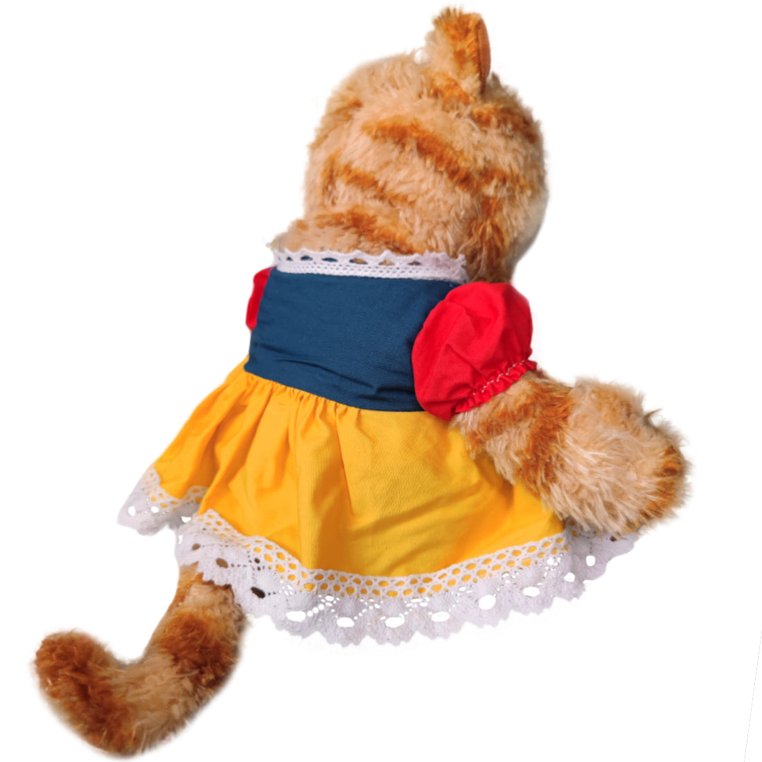 ELAINREN Garfield Princess Plush Orange Cat Toy Garfield Cat Dress Up Princess Costume/11.8''