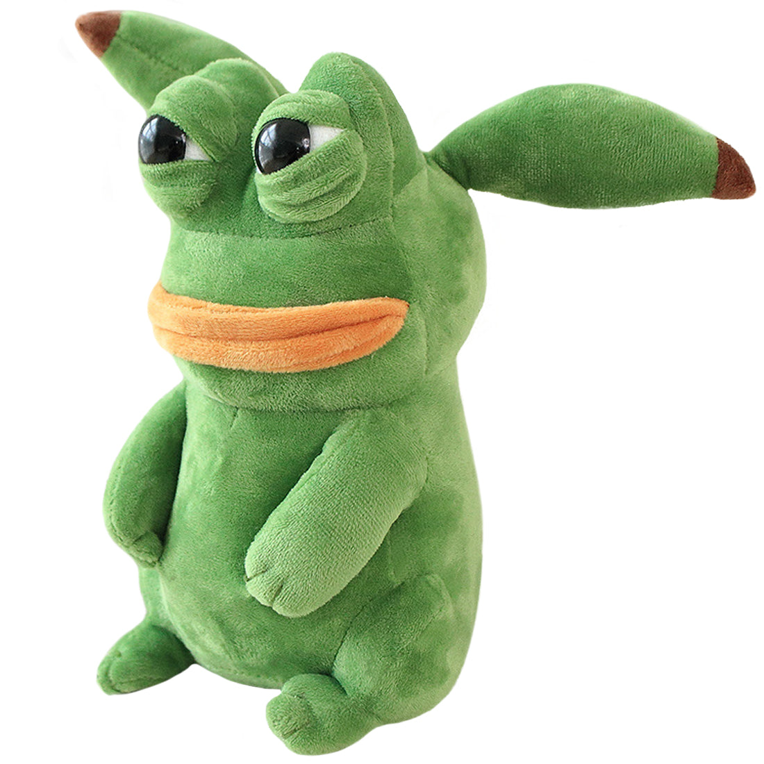 ELAINREN Sleepy Frog Plush Cute Toy Creative Frog Stuffed Animals Gifts/9.8''