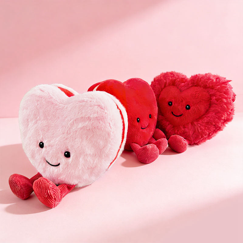 ELAINREN Plush Heart Valentine's Day Stuffed Animals Toy