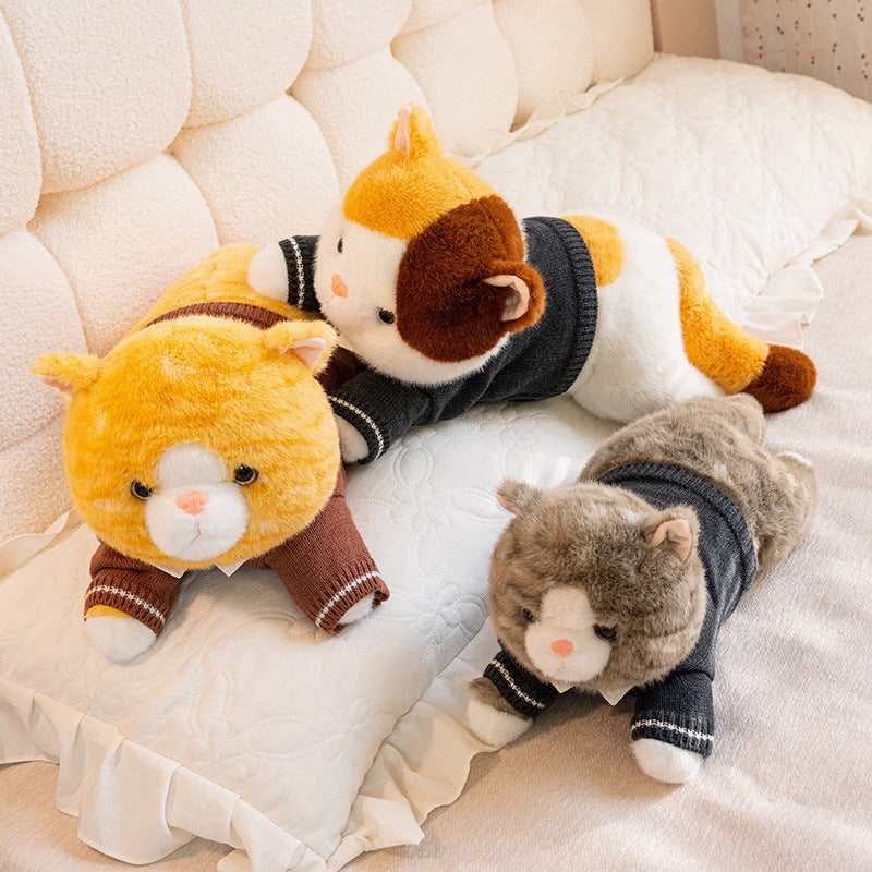 ELAINREN Realistic Cat Kitten Stuffed Animals Toy Gifts/40cm