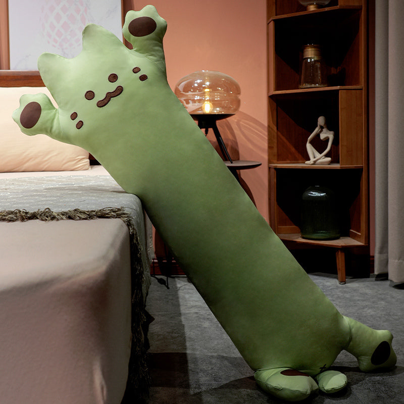 ELAINREN Soft Long Cat Plush Pillow Cuddly Kitten Stuffed Cushion/120cm