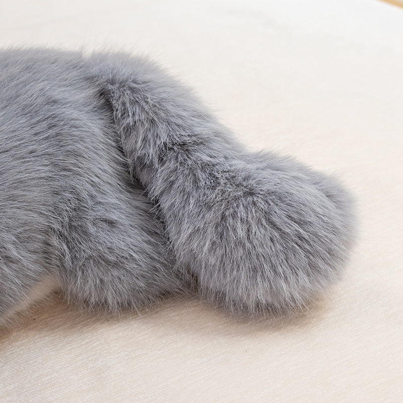 ELAINREN Lifelike Cat Plush Toy Realistic Kitten Stuffed Animals Doll Gifts/45cm