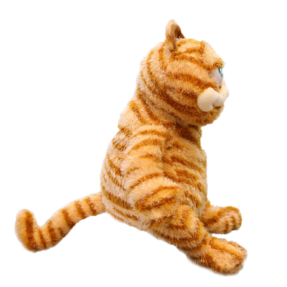ELAINREN Halloween Garfield Plush Toy Fat Orange Cat Plush Fat Kitten Stuffed Animals Dolls-30cm