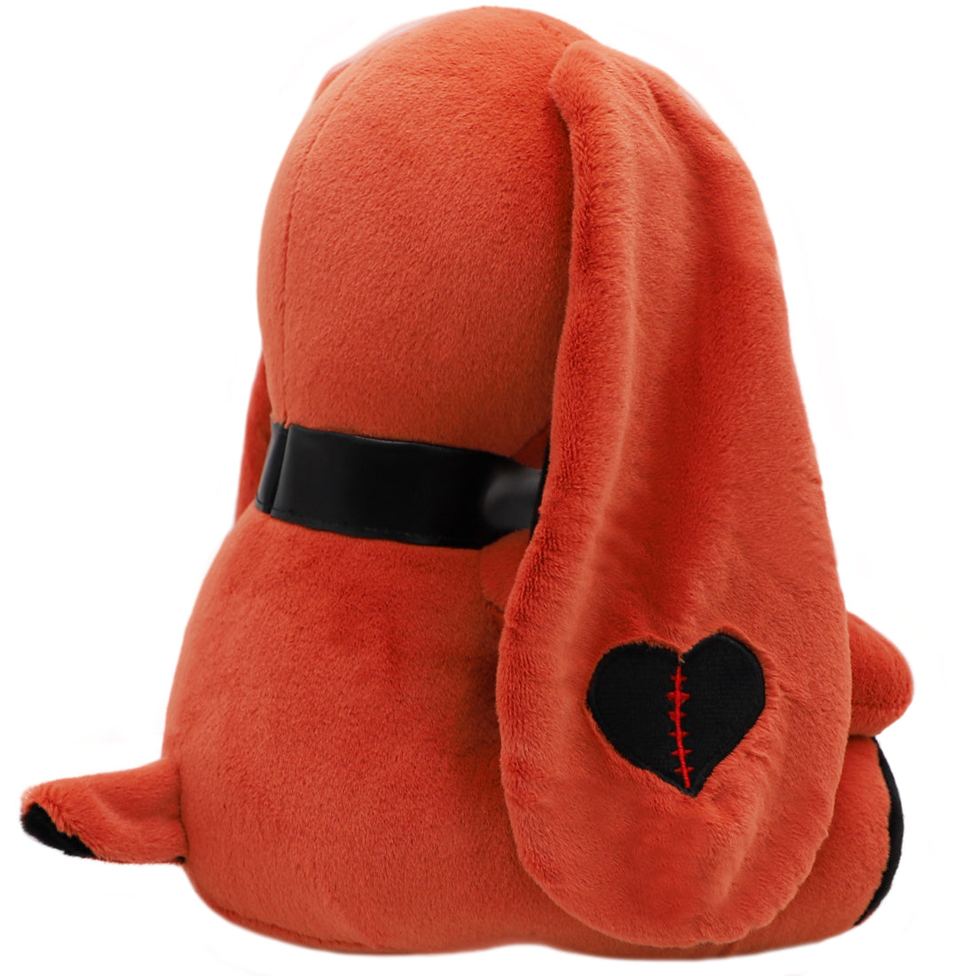 ELAINREN Red Goth Rabbit Stuffed Toy Creepy Scar Bunny Plush Crazy Rabbit Pillow/11.8Inch