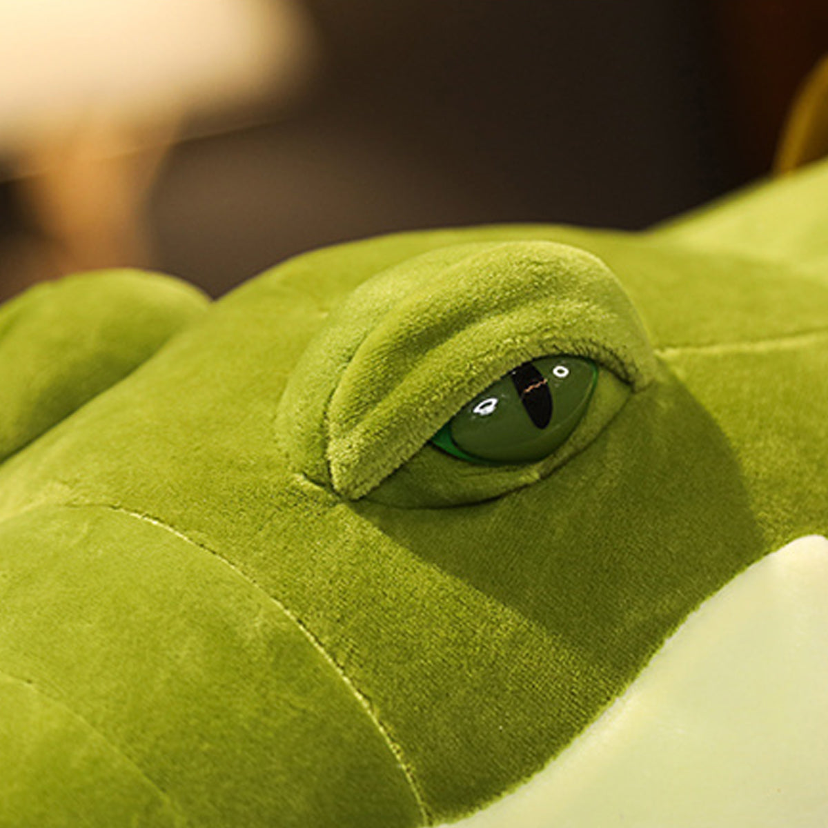 ELAINREN Large Crocodile Plush Pillow Super Soft Alligator Stuffed Animals Toy-120cm