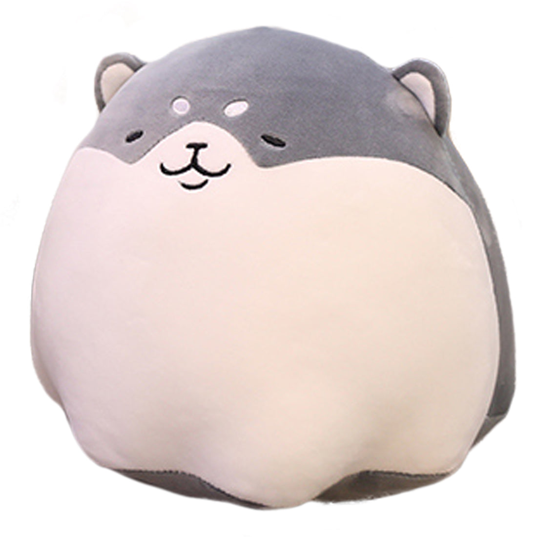 ELAINREN Cute Huskies Chubby Anime Pillow Soft Husky Dog Plush Toys/13.8''x15.7''