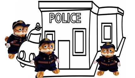The Life of Monna——Garfield be a a policeman