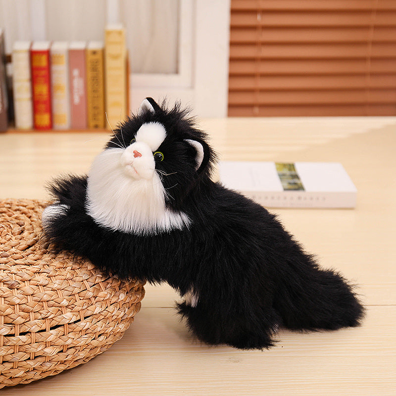ELAINREN Simulation Cat Stuffed Realistic Kitten Toy GIfts