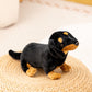 ELAINREN Dachshund Dog Plush Sausage Dog Soft Toy Gifts/26cm