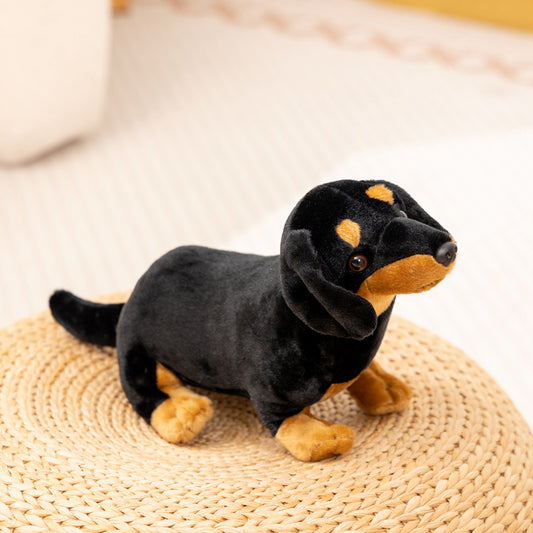 ELAINREN Dachshund Dog Plush Sausage Dog Soft Toy Gifts/26cm