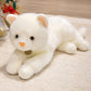 ELAINREN Realisitc White Kitten Stuffed Animals Toy GIfts