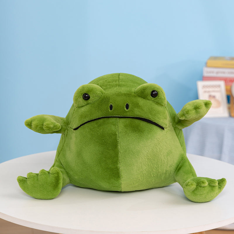 ELAINREN Chubby Frog Stuffed Toy GIfts/32cm