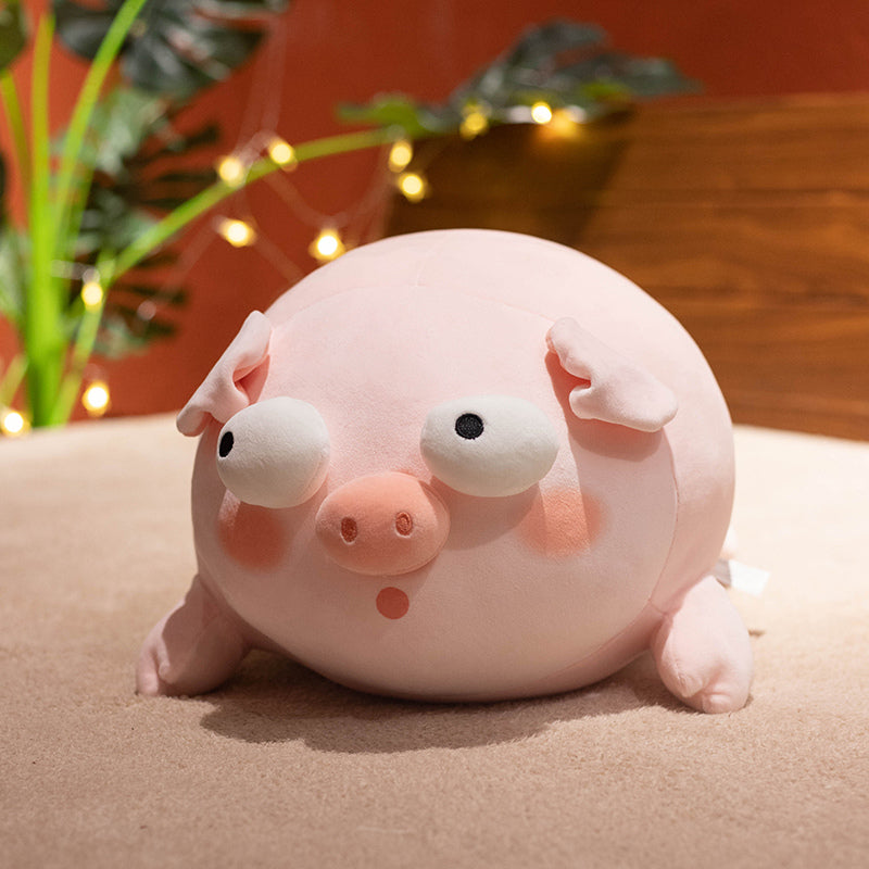 ELAINREN Ultra-Soft Pink Pig Plush Body Pillow/15.7''