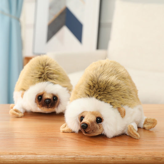 ELAINREN Cute Hedgehog Stuffed Animal Plush Body Pillow-20cm