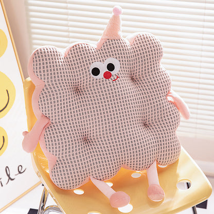 ELAINREN Soft Cookie Plush Toy Cushion Stuffed Cute Snack Pillow Plush Yummy Food Toy for Birthday Gift/40cm