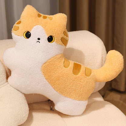 ELAINREN Super Soft Tabby Cat Plush Toy Pillow Decor Gifts
