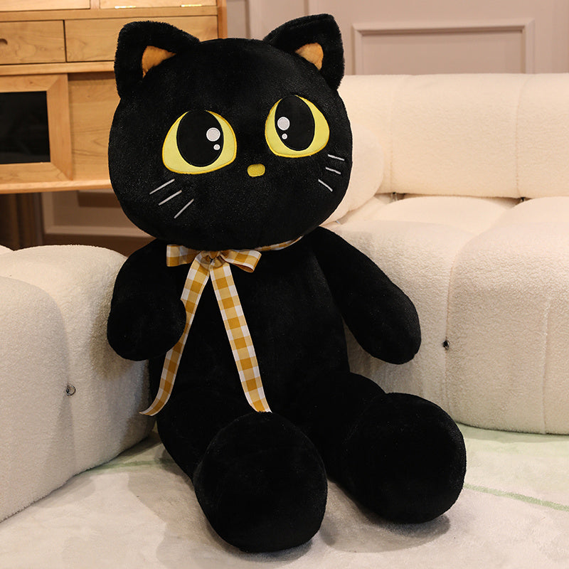 ELAINREN Big Eyes Cat Plush Kitten Stuffed Kitty Toy Gifts