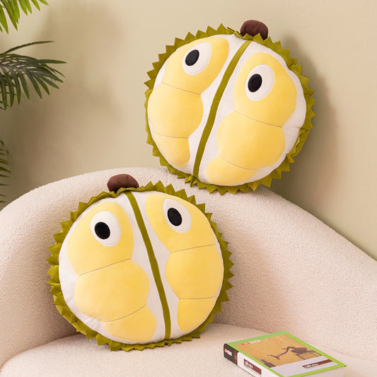ELAINREN Fruit Durian Plush Toy,Lovely Fruit Plush Toy Doll Throw Pillows/45cm